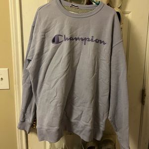 Purple champion crew neck